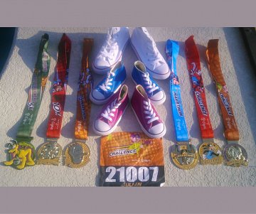 Just some of Julian's medals