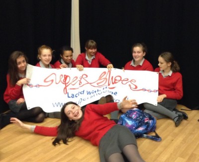 Students fundraising for Supershoes