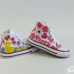 (Supershoes Pair #1050) - Super Poppy