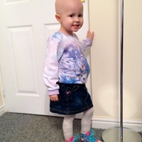 Ava in her Supershoes