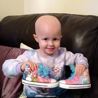 Ava in her Supershoes