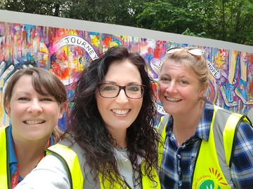 Supershoes Founder Sarah, Karen & Garden Designer Laura