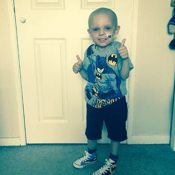 Super Zak gives his Supershoes a thumbs up!