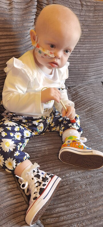 Little Ava loves her Supershoes