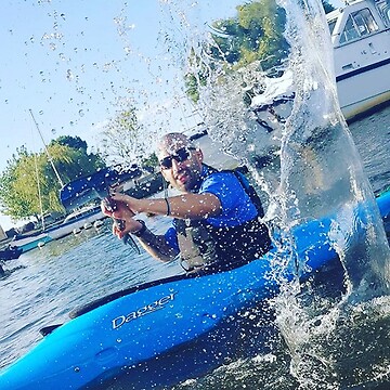 Gary takes to the water