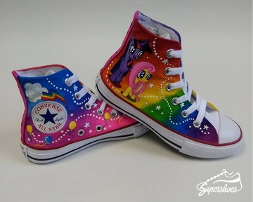 Another stunning pair of Supershoes for a Super Brave child fighting cancer.