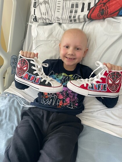 Super Alfie with their Supershoes