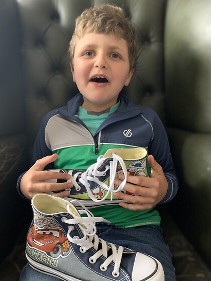 Super Benjamin with their Supershoes