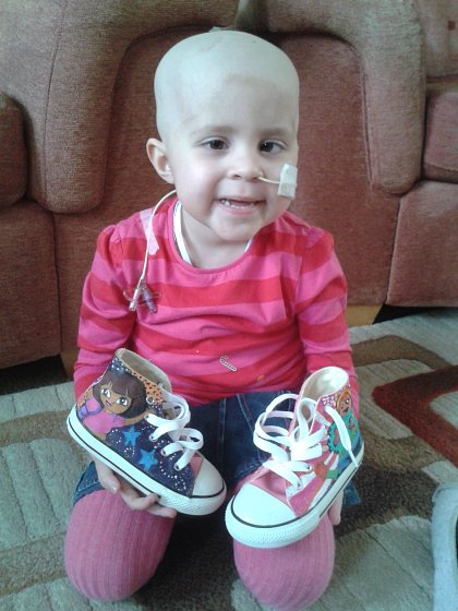 Elsie with their Supershoes