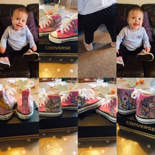 Super Emily with their Supershoes
