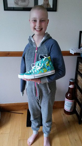 Libby with their Supershoes