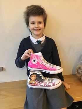 Super Seren with their Supershoes