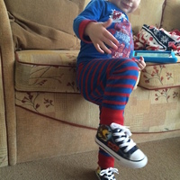 Eden in his Supershoes