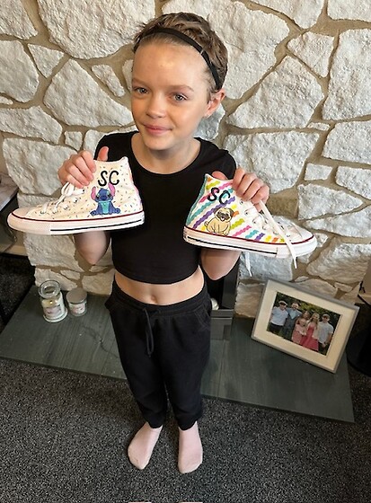 Super Skyla with their Supershoes