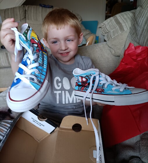 Super Thomas with their Supershoes